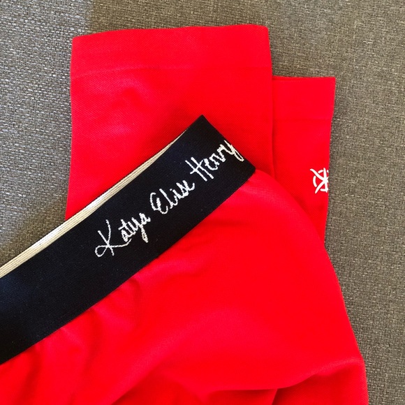 WBK WorkoutsByKatya Red Leggings M/L - Picture 4 of 5